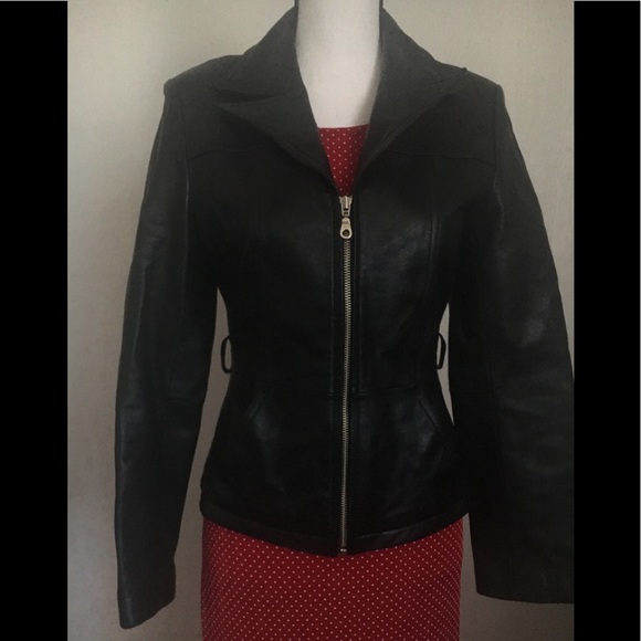 Vintage Wilson’s Maxima Black Leather Jacket - Picture 1 of 5